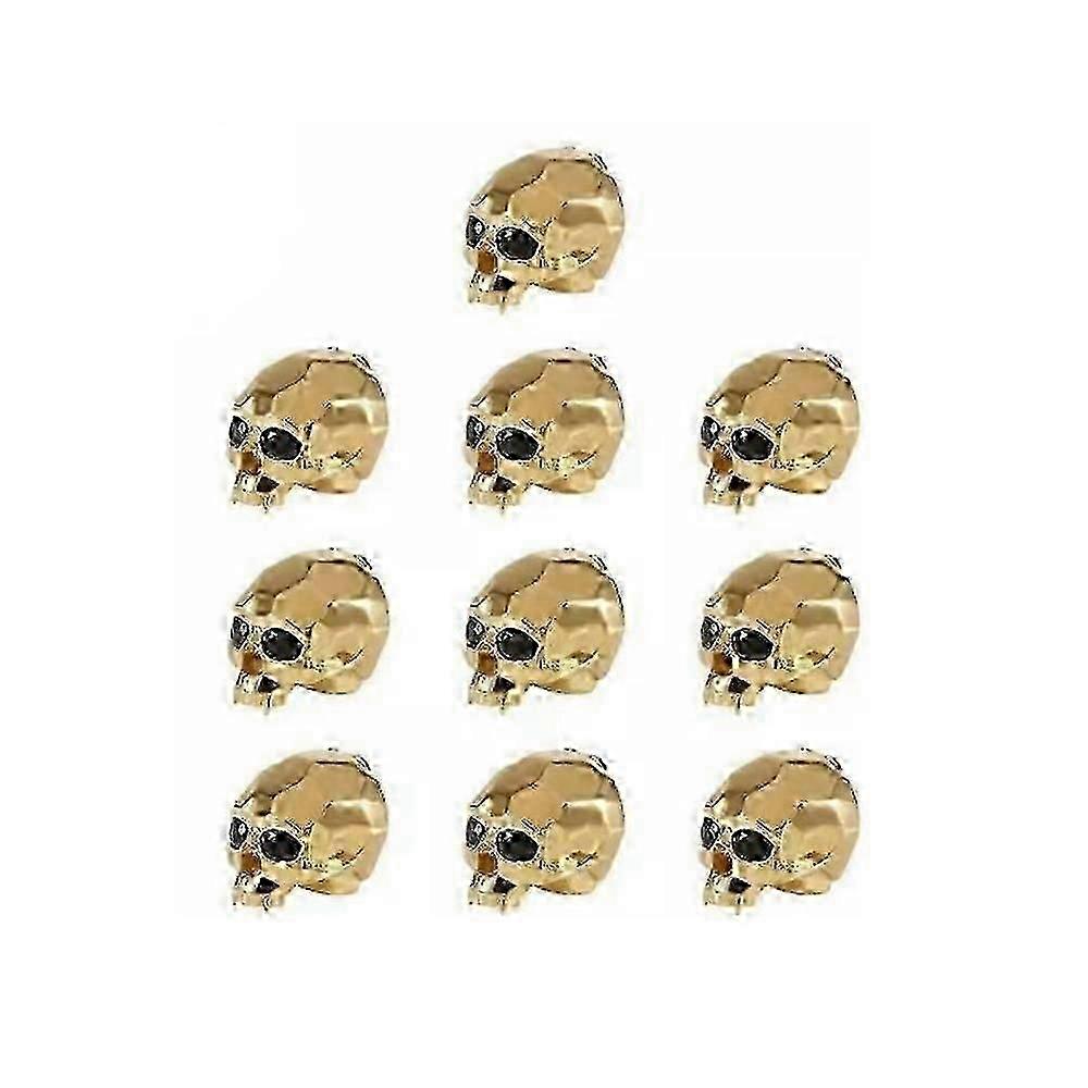 Skull button cover, Gothic skull button cover for men