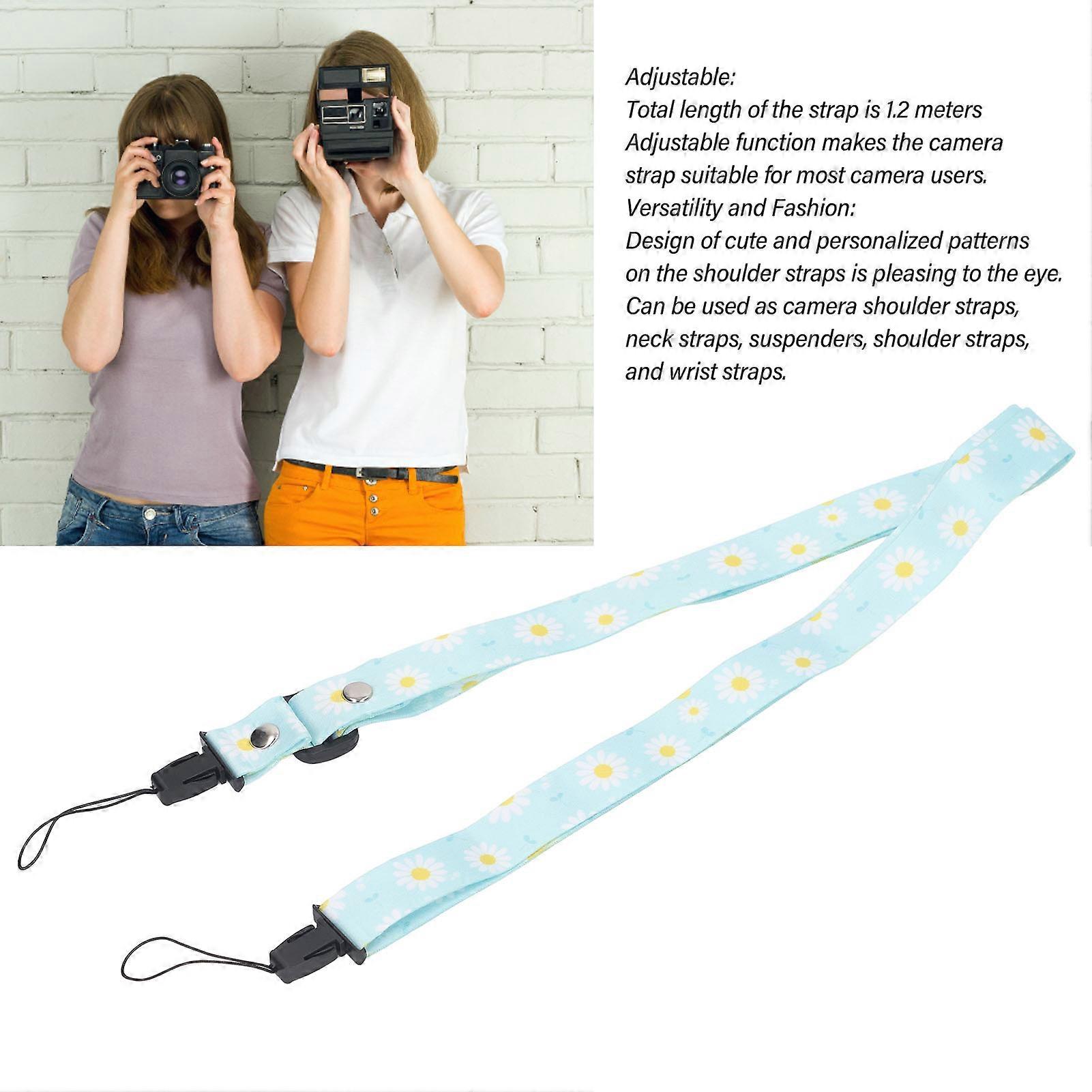 Camera Length Printed Strap Adjustable Stylish Shoulder 1.2m Multifunctional