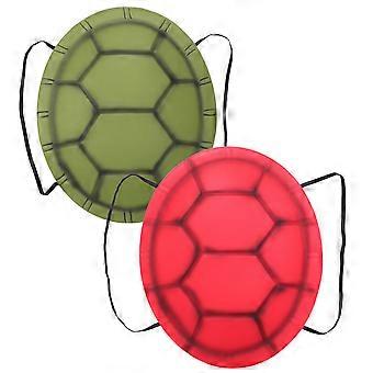 2 stks Halloween Turtle Shell Kostuum: EVA Schildpad Schild Halloween Cosplay Accessoires Aankleden Props voor Kinderen Feest Carnaval Role Playing Prop
