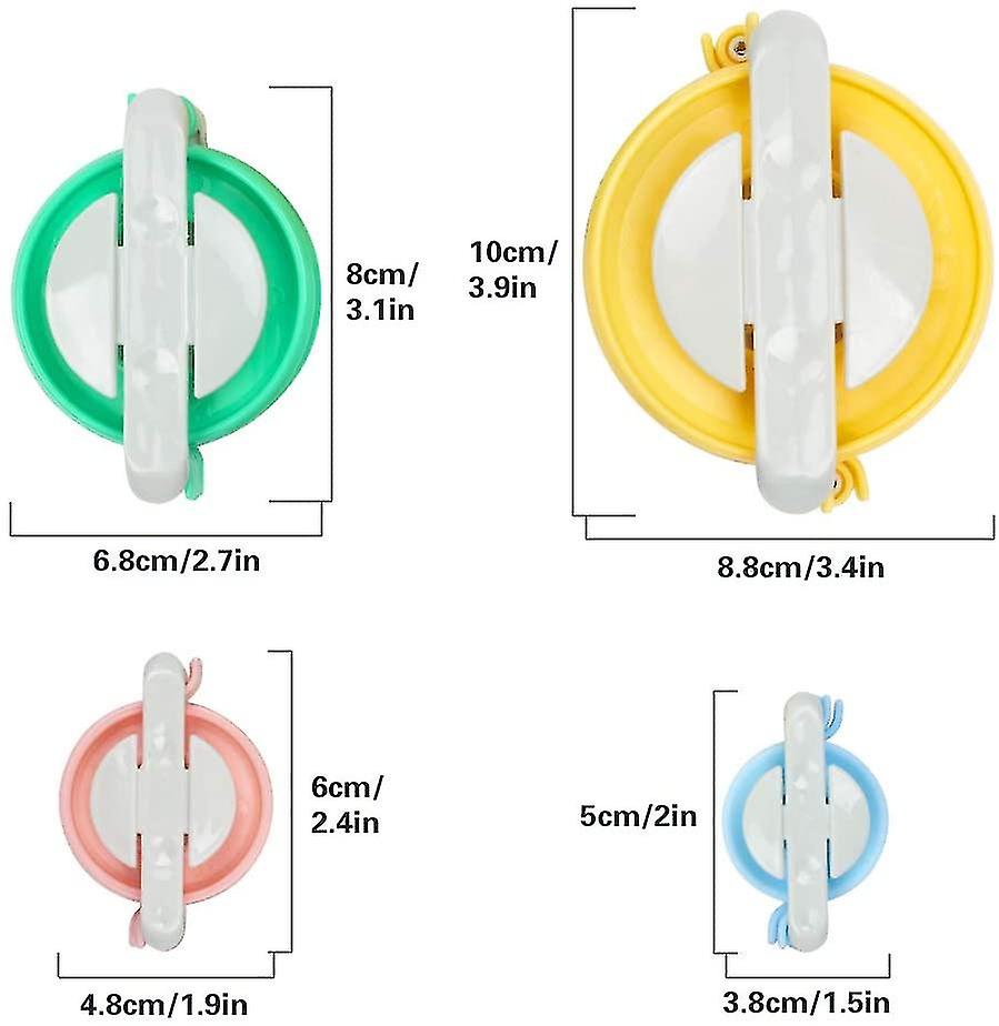 Febbya Pom Pom Maker, 8 Piece Pompom Making Tool Various Sizes For