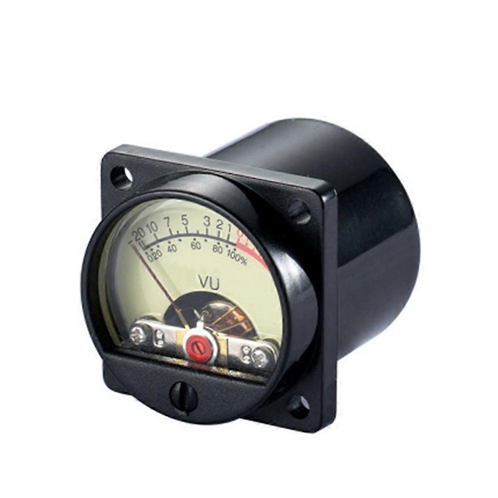 Audio power amplifier VU meter, durable dB level connector, backlit high-precision dB meter preamplifier