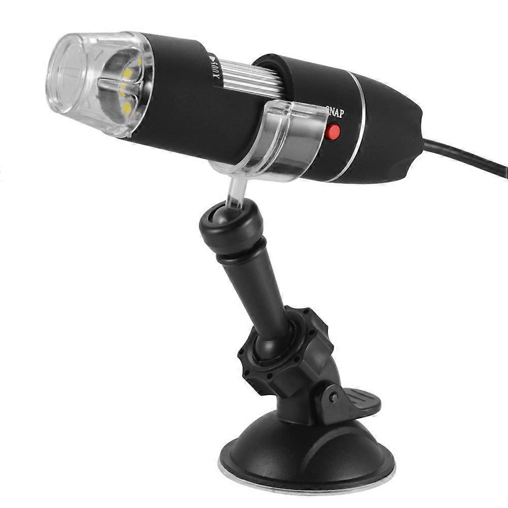 USB Digital Microscope Handheld Microscope with Black Sucker Bracket