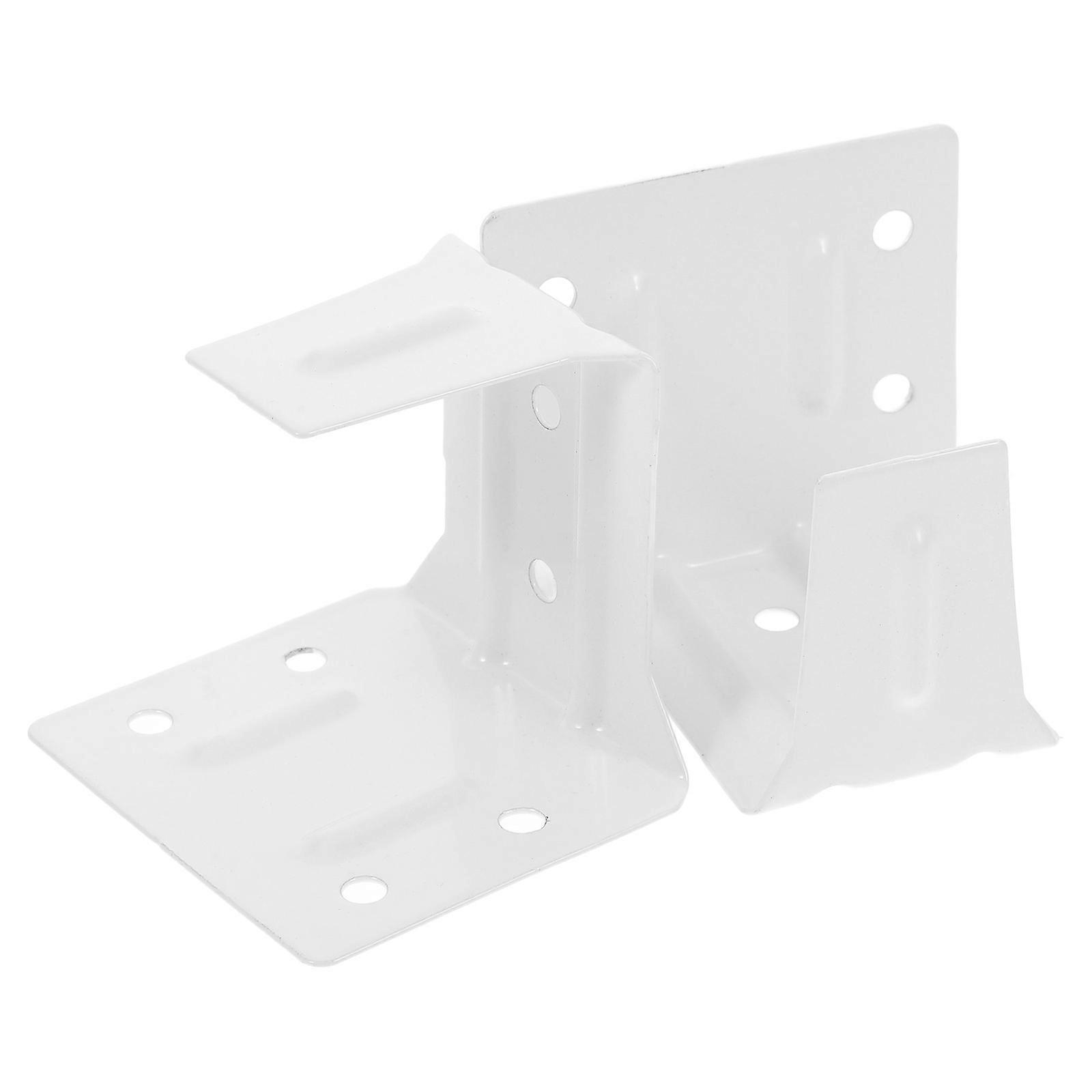 Window Blind Brackets Center Support Holder White 2Pcs for Blinds