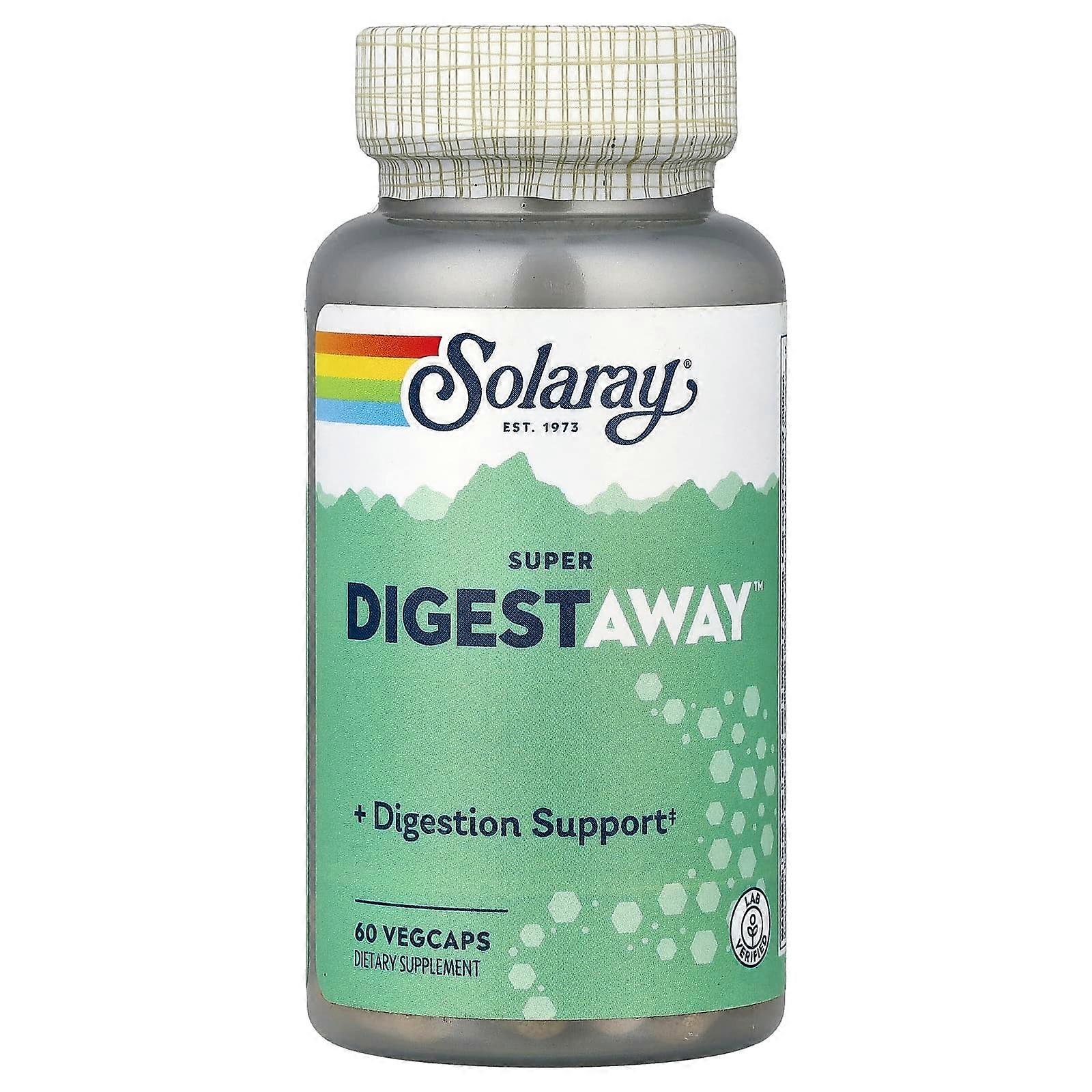 Solaray, Super DigestAway™, 60 Vegcaps