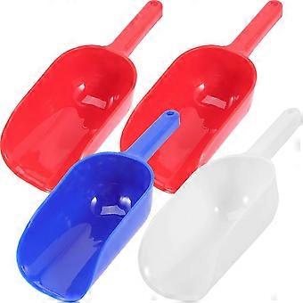 4Pcs Kinder Sand Graben Schaufeln Farbige Strand Schaufeln Tierfutter Schaufel Sand Schaufeln