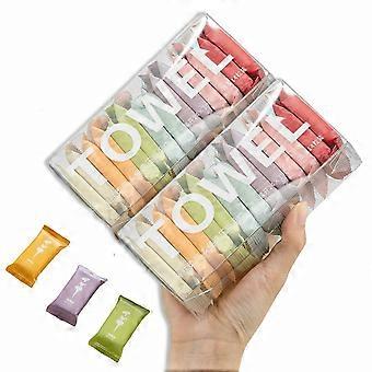 28PCS Disposable Compressed Towels - Ultra Soft, Travel-Friendly, Eco-Friendly Wash Cloths for On-the-Go Hygiene