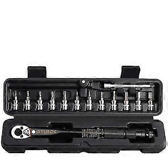 Zk-torque Wrench 1/4" Inch Driver 5-25nm Kit For Bicycles And Motorcycles, 4% Tolerance Precision Tools