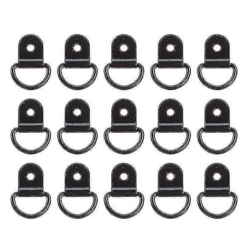 20pcs Practical Cargo Tie Down Anchor Ring D Shape Pull Hook For Truck Trailer