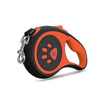 Automatic Telescopic Traction Leash For Pet Dogs,nylon Dog Traction Ropeorange-1pcs