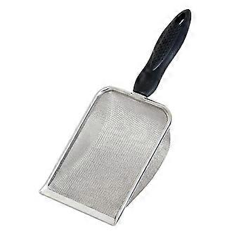 Stainless Steel Reptile Sand Bottom Shovel Shovel Mesh Fine Mesh Metal Reptile Garbage Cleaning Shovel 1mm Hole
