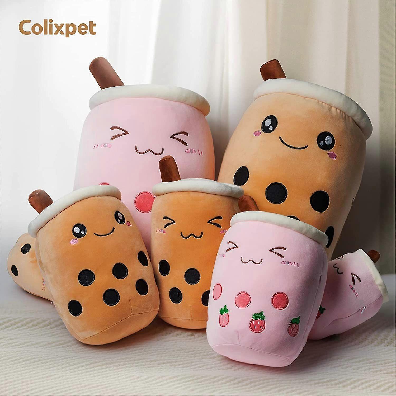 Perle Bubble Tea Peluche 24 Cm – Coussin Tasse De Thé Mignon – Kawaii – Décoration Et Câlin – Cadeau Enfant
