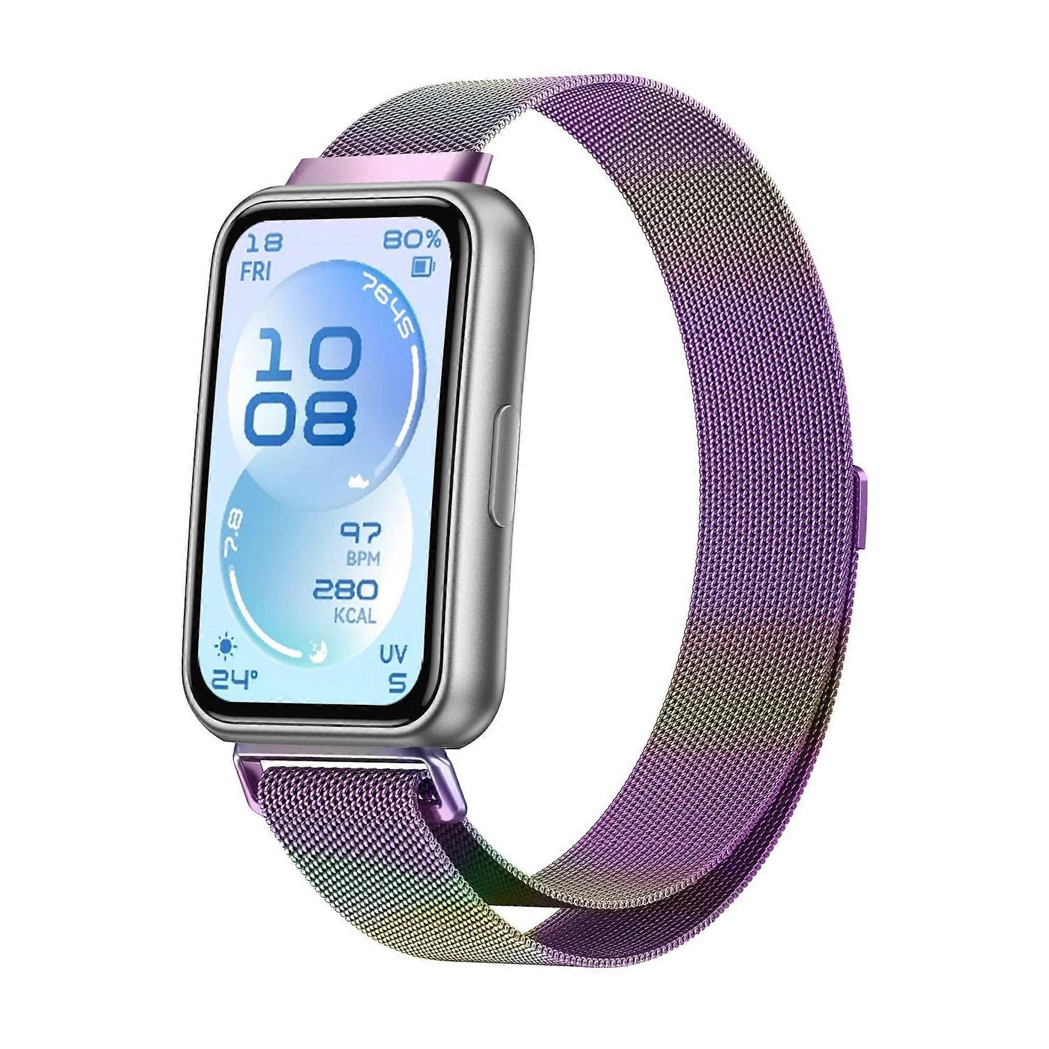 Smartwatch Band Metal for Huawei Band 11 / 11 Pro / 10 Mesh Magnet Colorful