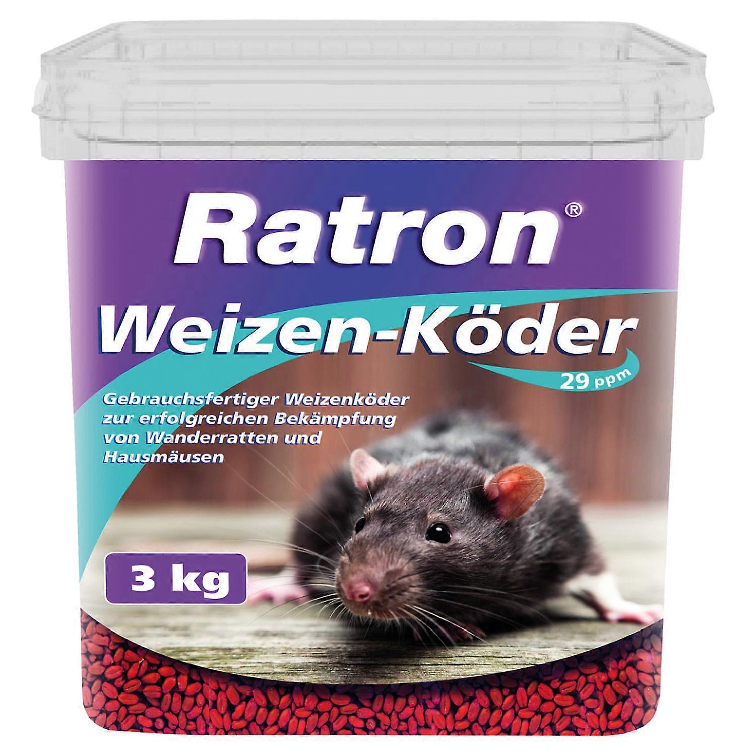 RATRON® Wheat Bait (29 ppm), 3 kg