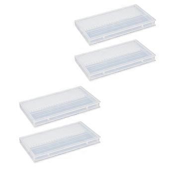 Nail Drill Bit Organizer for Manicure with 8Pcs Transparent Storage Boxes