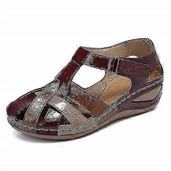 Lollita Sls Pu Retro Arch Comfy Round Toe Sls For Women Toe 26-27