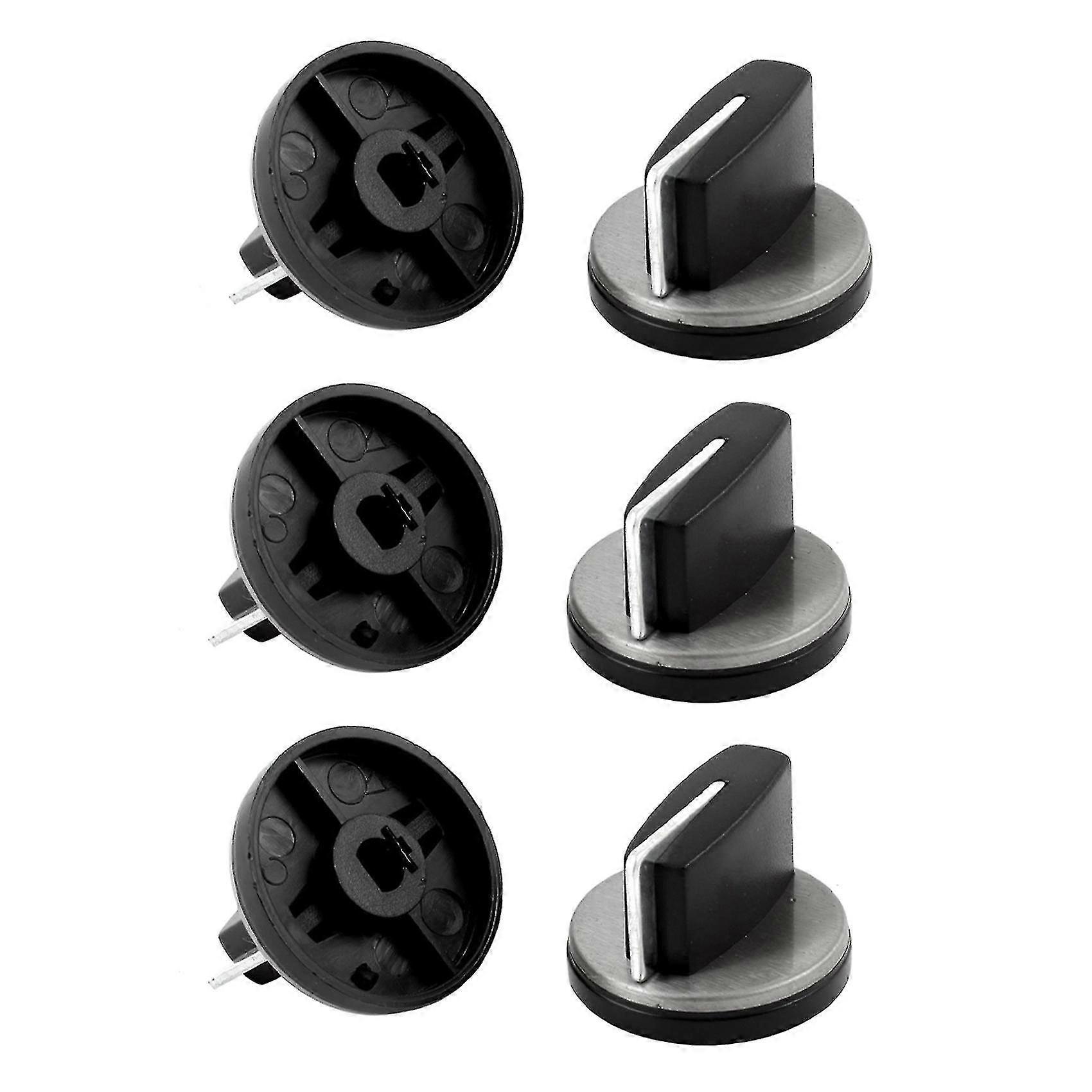 6x Embedded Gas Cooker Ignition Switch Knob with Ignition Cap