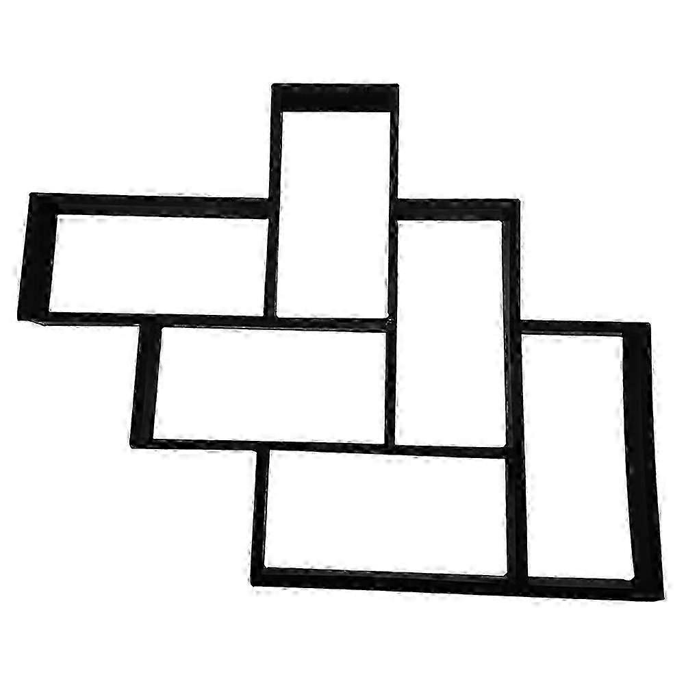 Long Rectangle Stepping Stone Mold Plastic for Garden Pavement