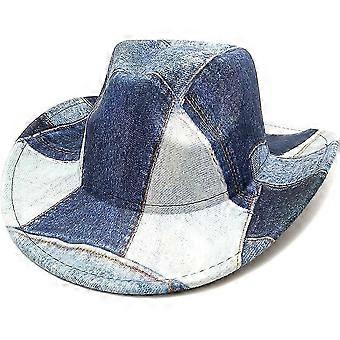 2025 Latest Model Western Cowboy Hat for Women Man Felt Wide Brim Cowboy Cowgirl