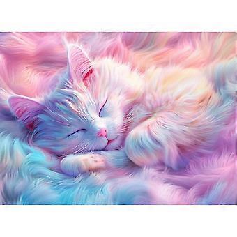 Jigsaw Puzzles for Adults Cure Sweet Cat Puzzles ImpossiblePuzzles for Adults Sleeping Kitten Jigsaw Puzzle SQZ1602