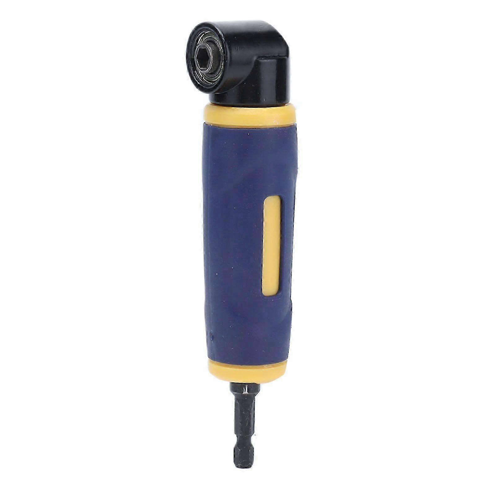 1/4in Right Angle Drill Adapter 90 Angle Hex Shank Screwdriver Drill Bit Socket Holder