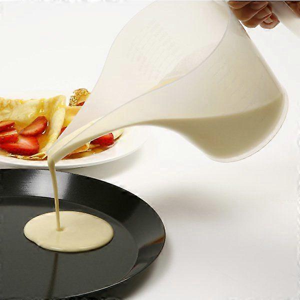 Translucent White Cup,   Cup Measuring Funnel Pitcher