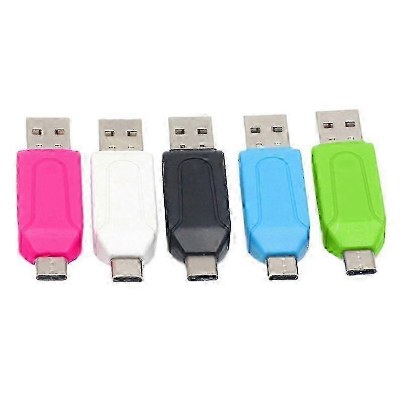 Mini USB-C SD TF Reader High-Speed Driver-Free