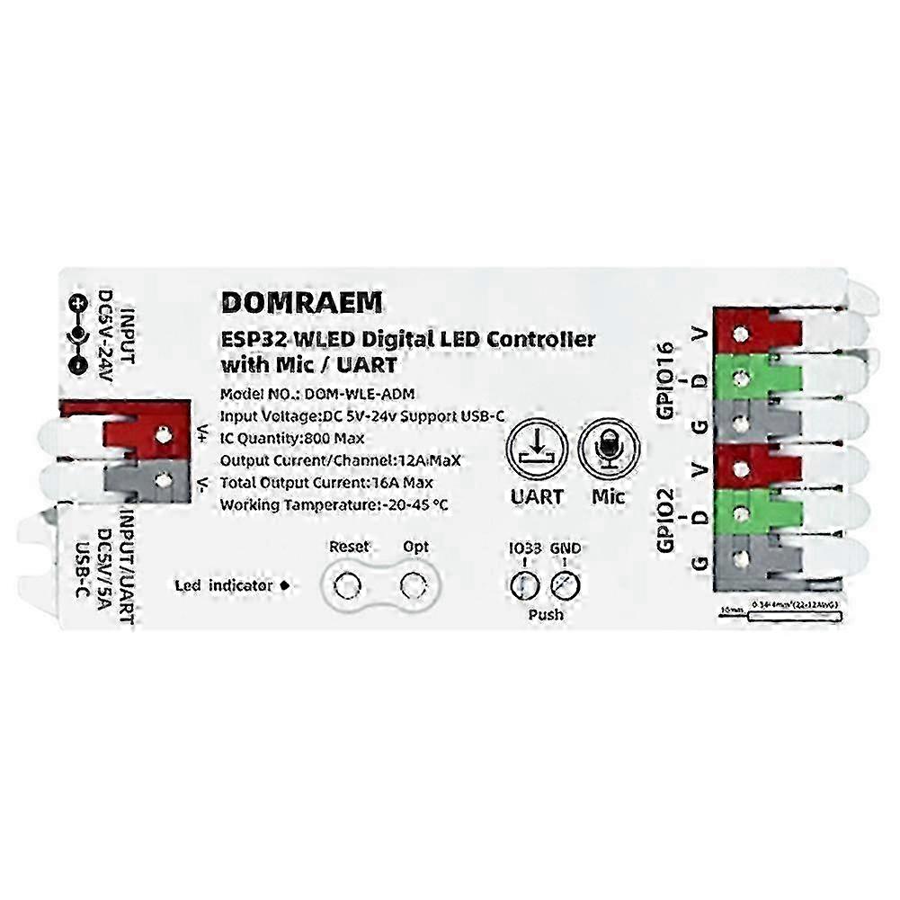 ESP32 WLED Controller With Mic
