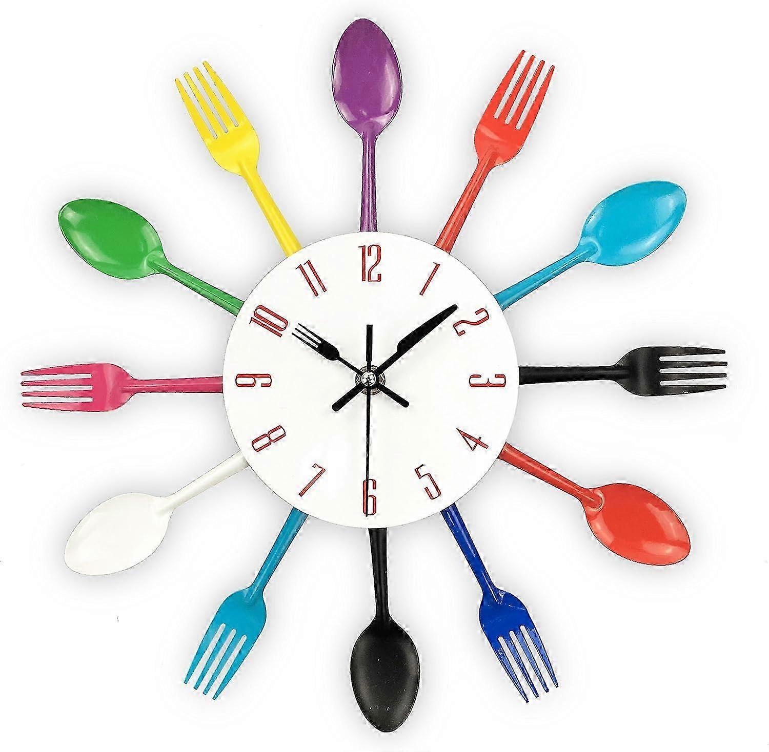 Quiet Whimsical Wall Clock For Kitchen