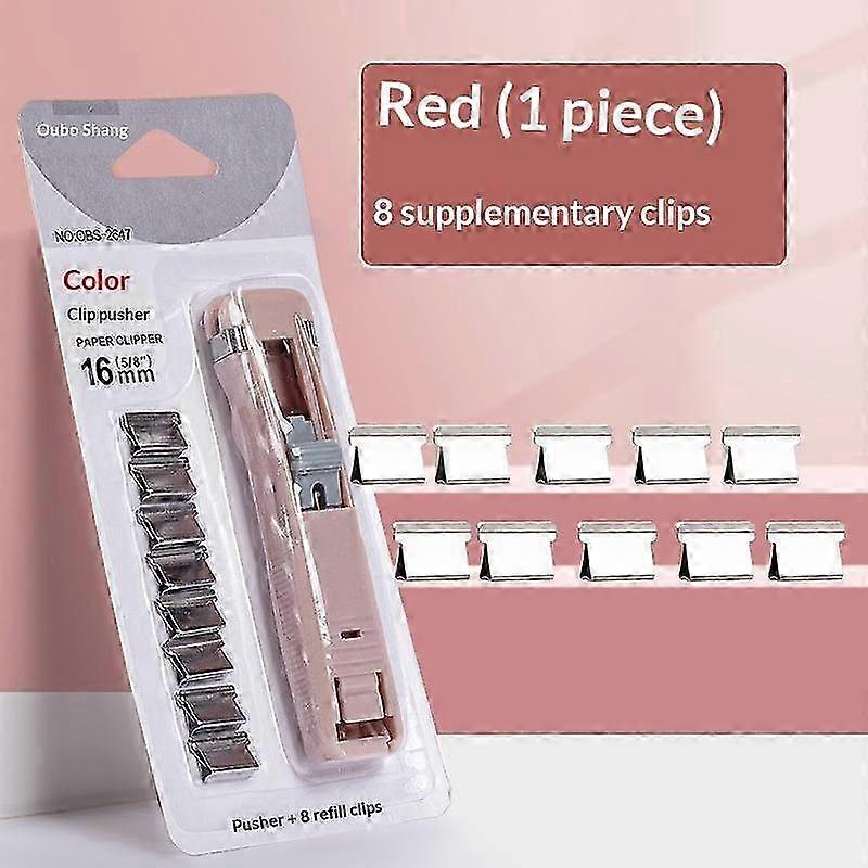 Mini Traceless Reusable Hand Clamp Stapler