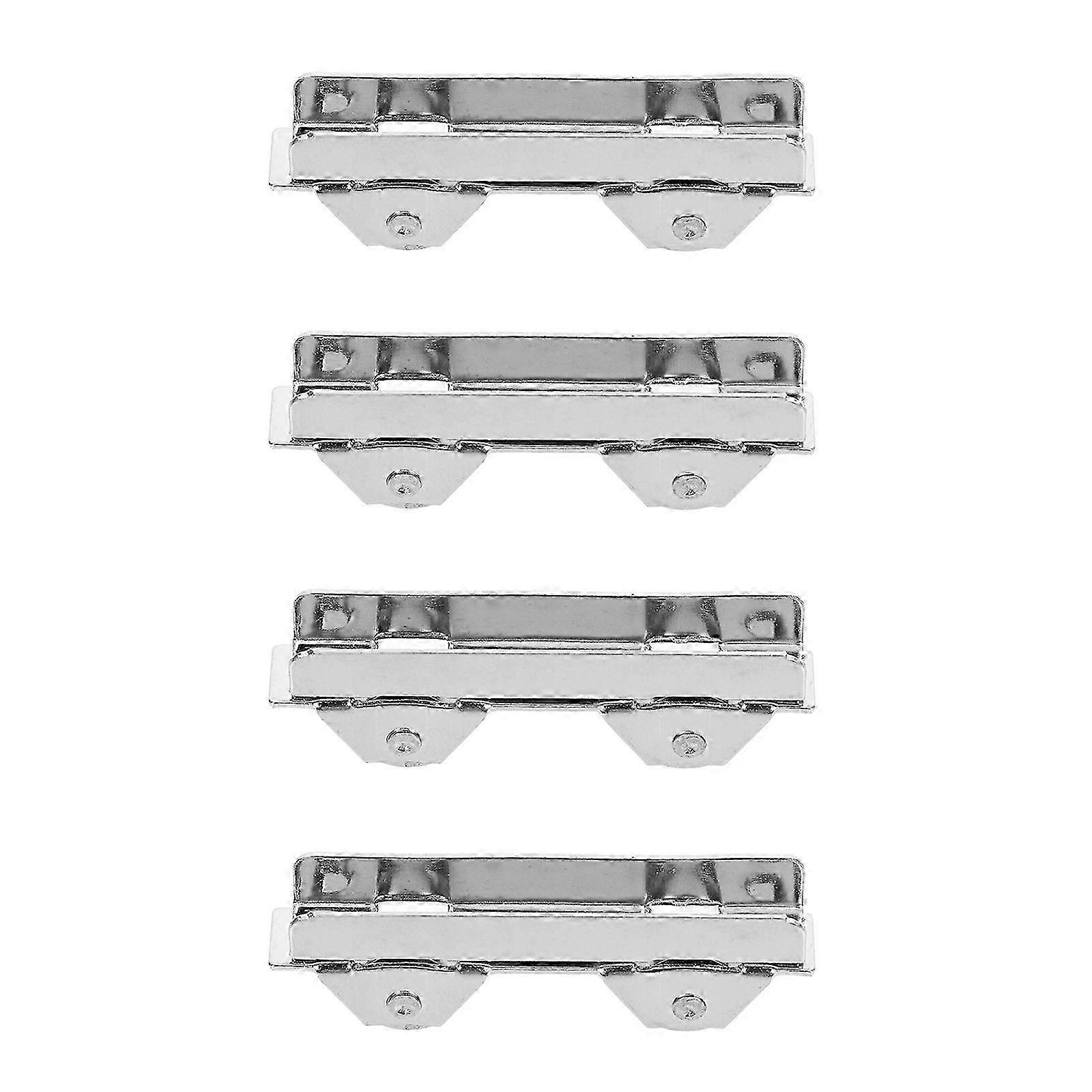4pcs Sliding Door Replacement Rollers Slotted Patio Gate Wheels