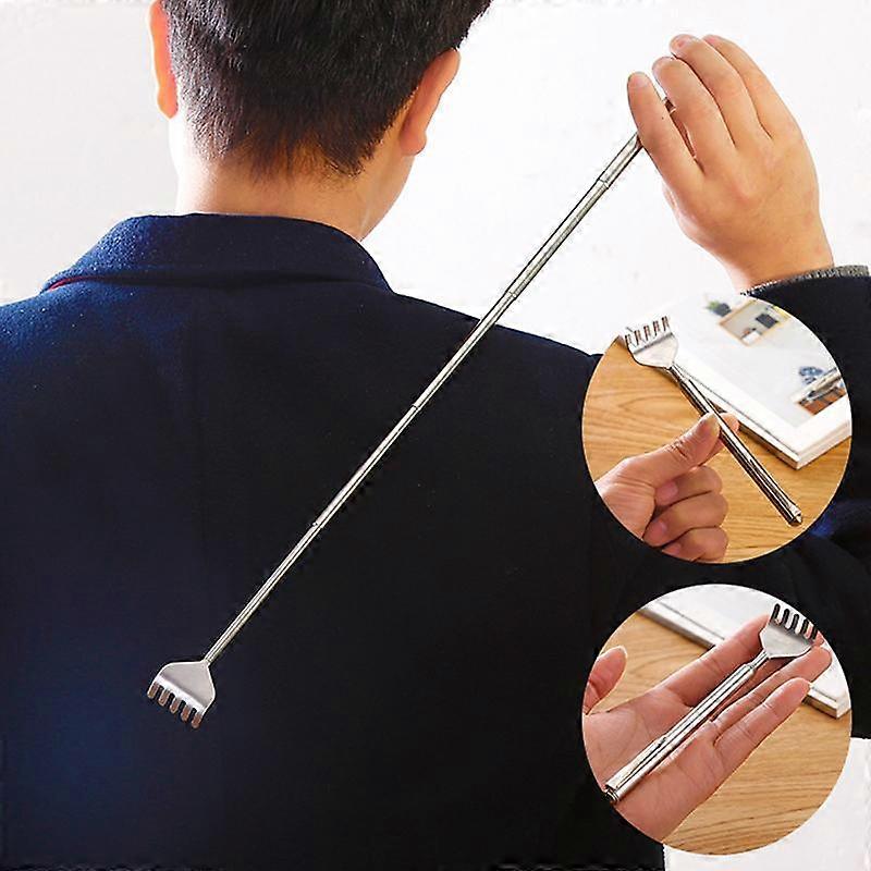 1 Pcs Portable Adjustable Extendable Telescopic Back Scraper Backbone Scratch