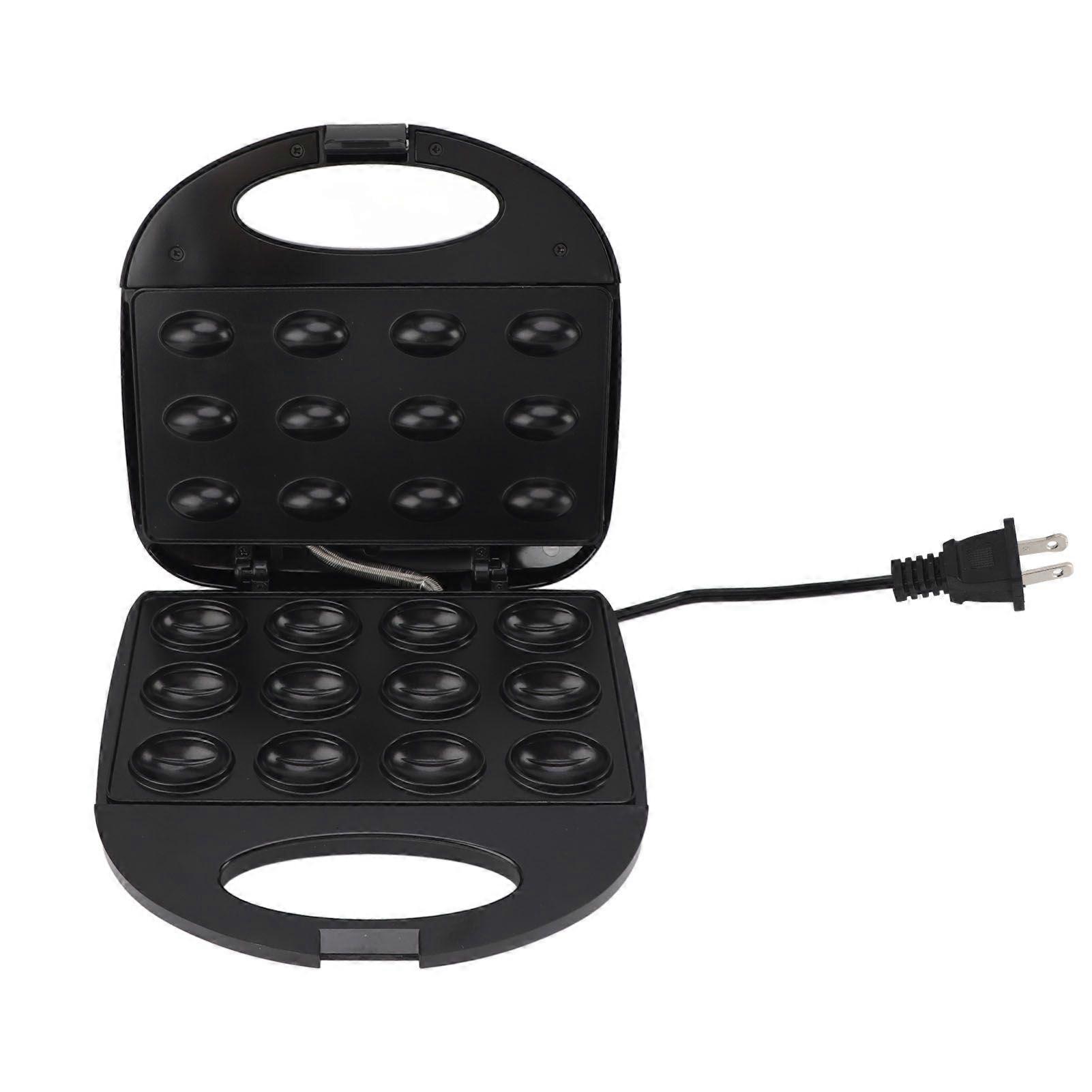 Walnut Cookie Maker Electric Walnut Cake Maker Double Sided Heating Nonstick Mini Nut Waffle Maker Machine