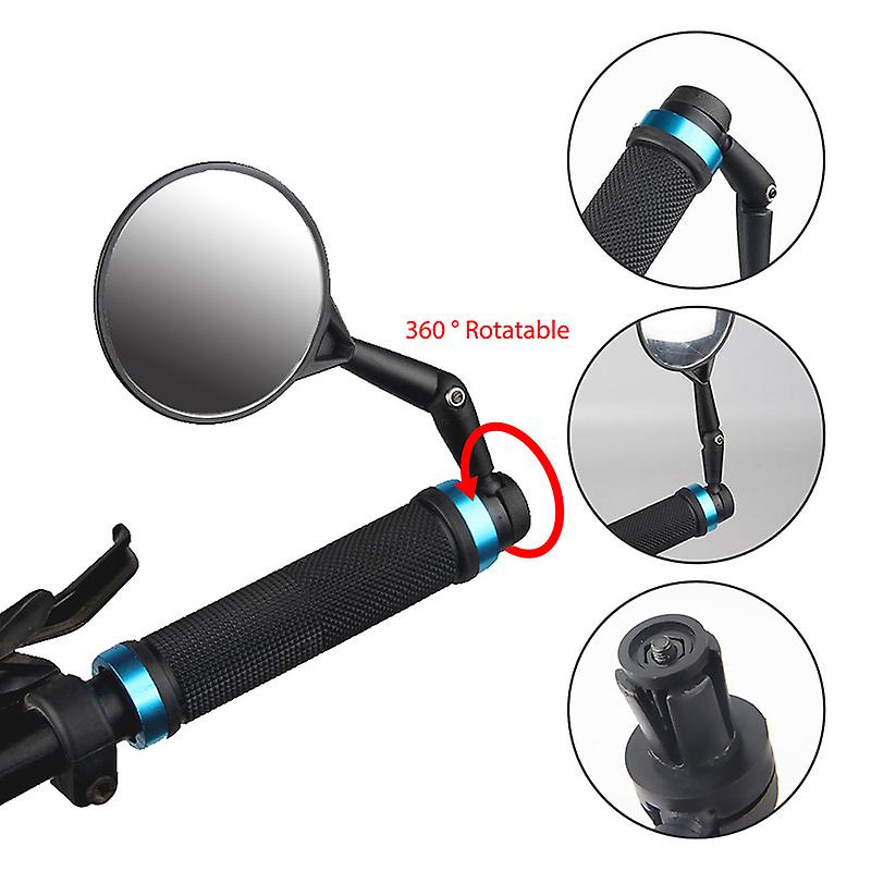 1pc Universal Bicycle Rearview Handlebar Mirrors Cycling Rear View Mirror