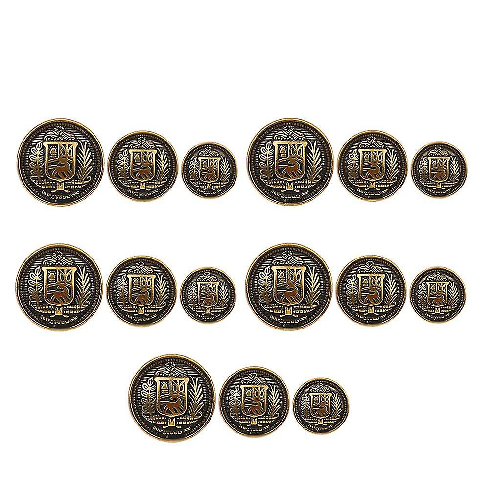 30pcs Metal Coat Buttons Coat Buttons Coat Decorative Buttons