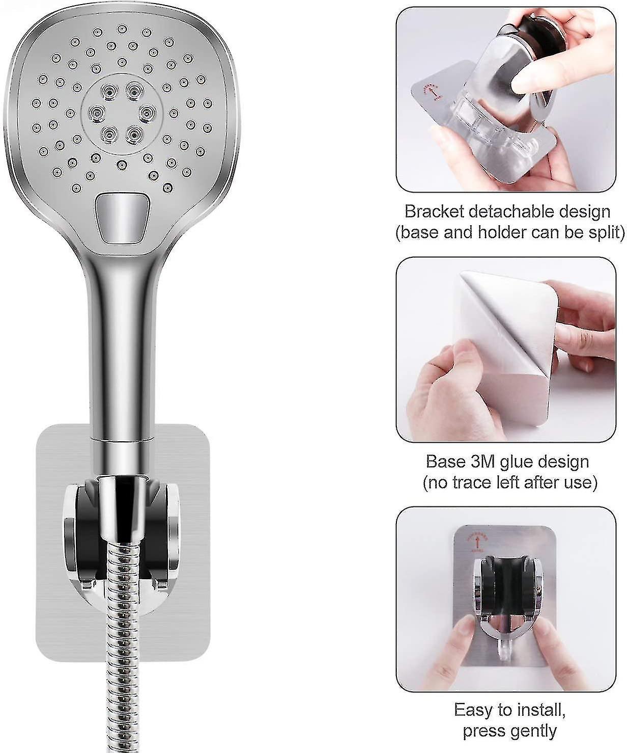 Hand Shower Bracket Without Drilling Glue Angle Adjustable Shower Bracket Shower Bracket, Super Power