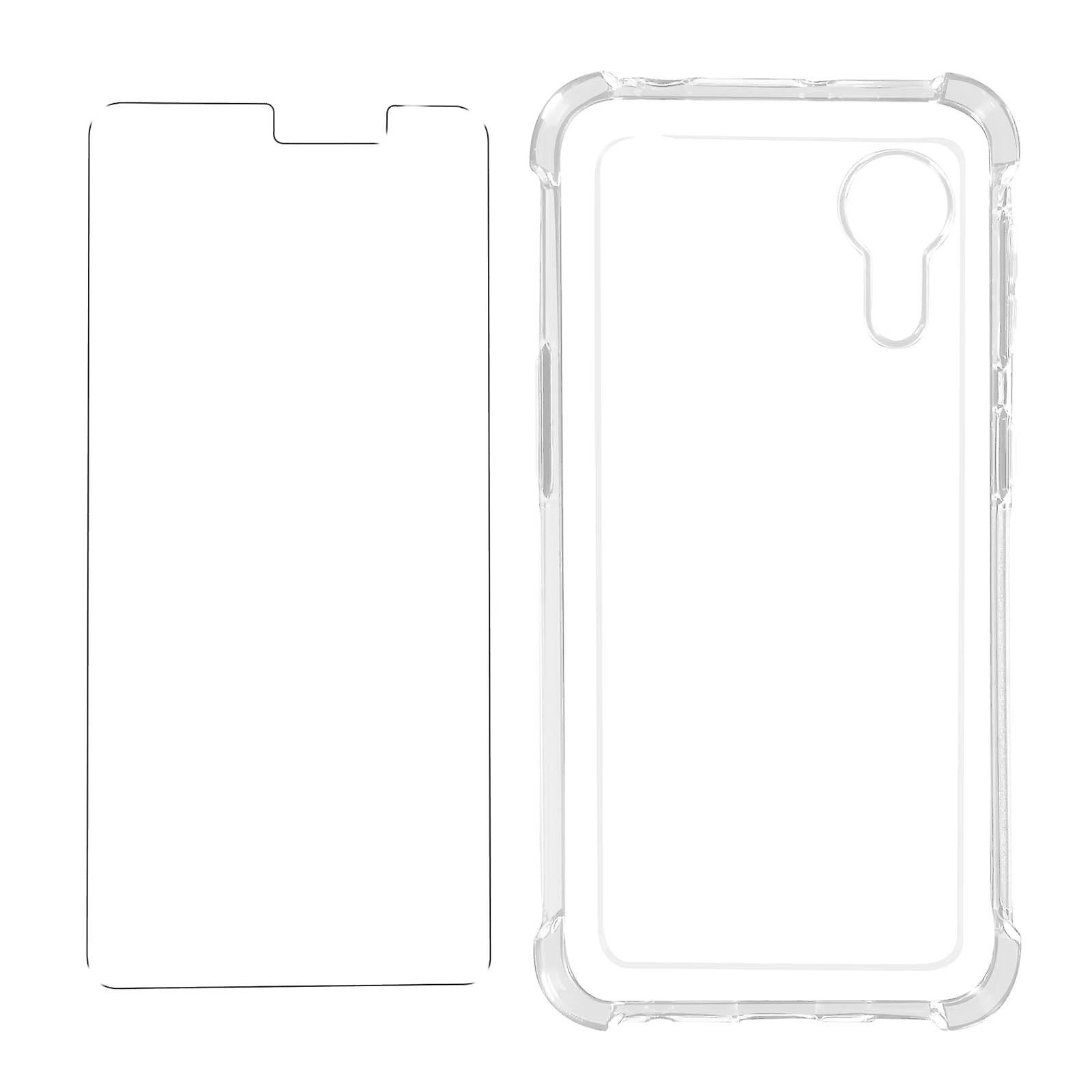 Pack de protecção Galaxy Xcover 5 capa macia e vidro temperado