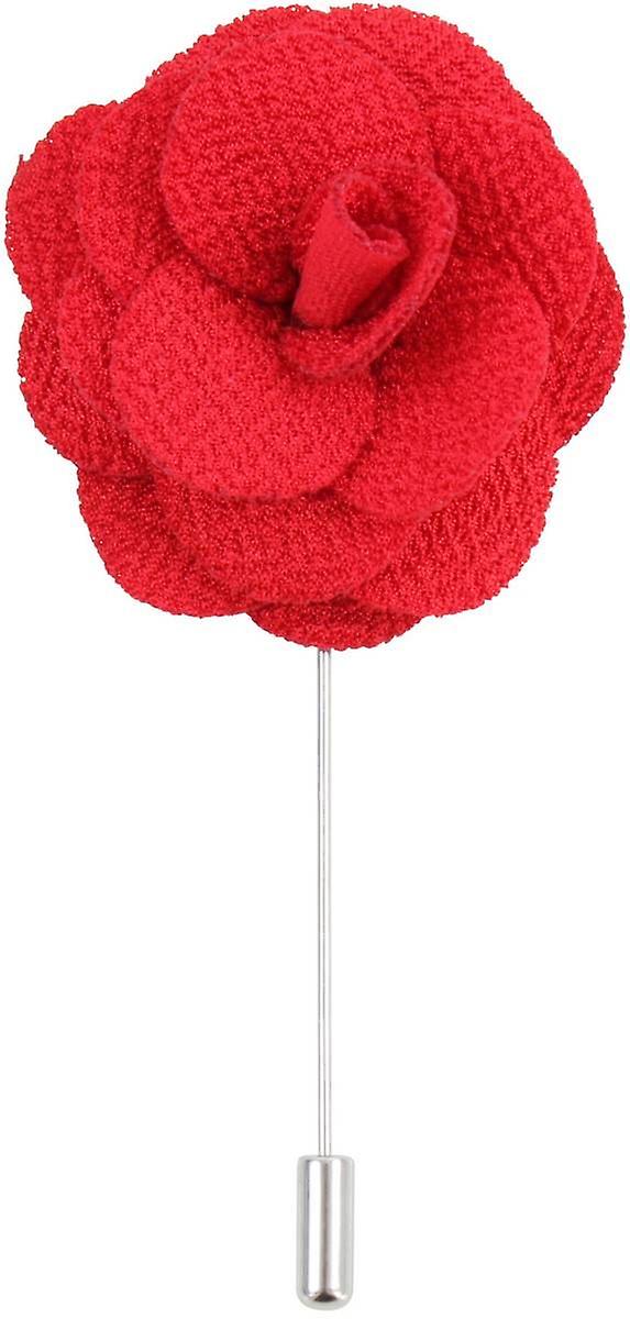 David Van Hagen Flower Lapel Pin - Red