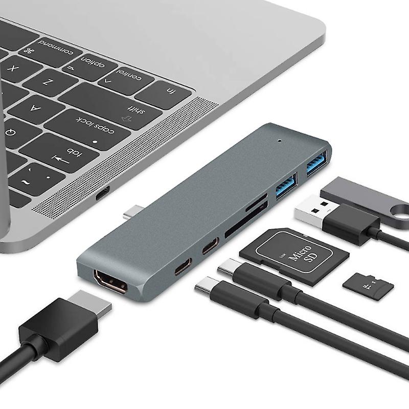 TYPE-C to 4K HDMI HUB TF/SD Card Reader for MacBook Pro