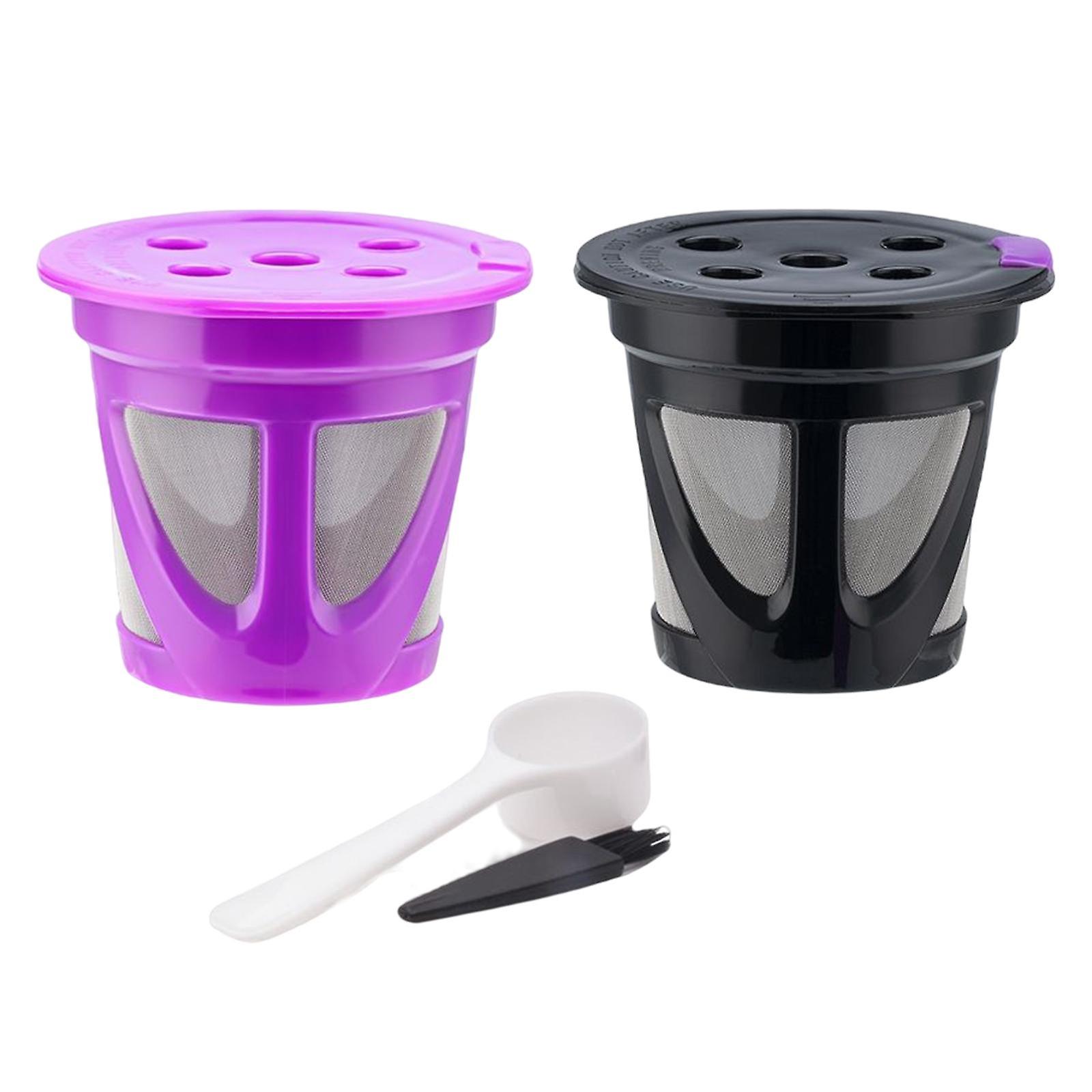 Refillable Coffee Pod Capsules Easy to Use for Espresso Maker Machine 4Pcs