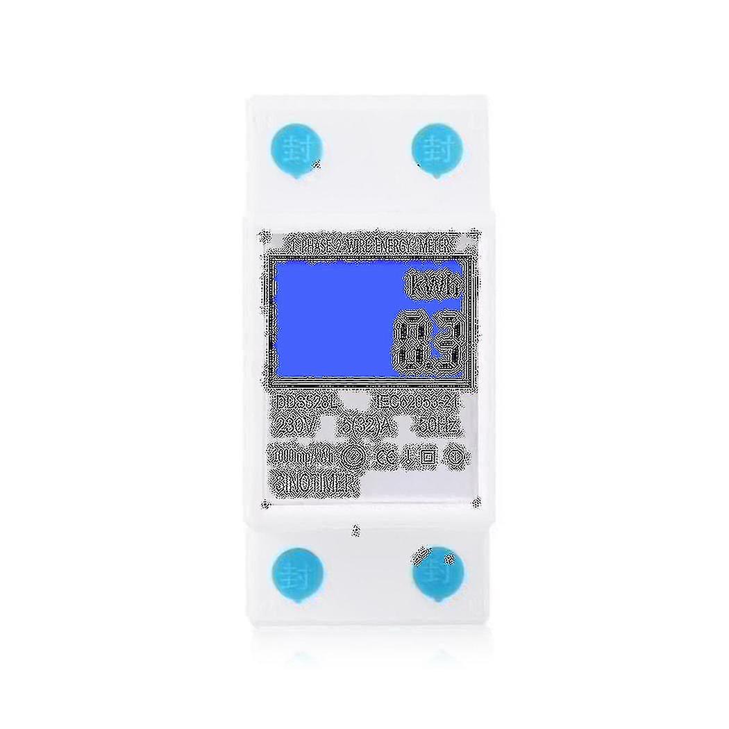 תאורה אחורית חד פאזי שני חוטי lcd תצוגה דיגיטלית wattmeter צריכת חשמל מד אנרגיה קוט"ש Ac
