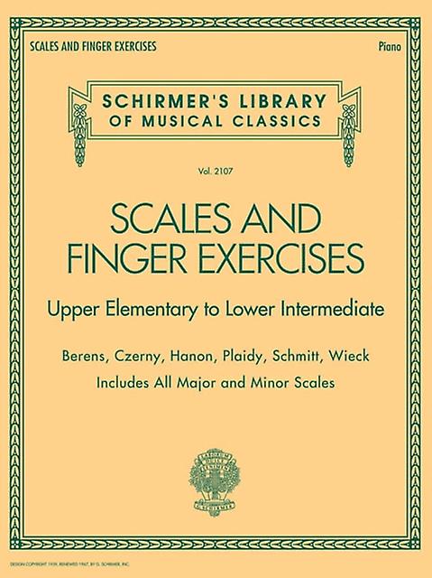 Scales And Finger Exercises by Hal Leonard Publishing Corporation Paperback Book