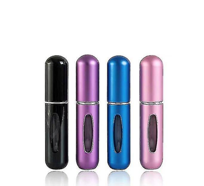 Wuzhou Perfume Atomiser Refillable Travel Perfume Atomiser Perfume Atomiser Perfume Bottle On The Go Spray Bottle(4pcs, Multicolor)