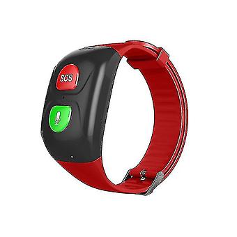 Sos Smart Armband Voor Senioren GPS Info Push Hartslag monitoring Ingebouwde Tracking Watch