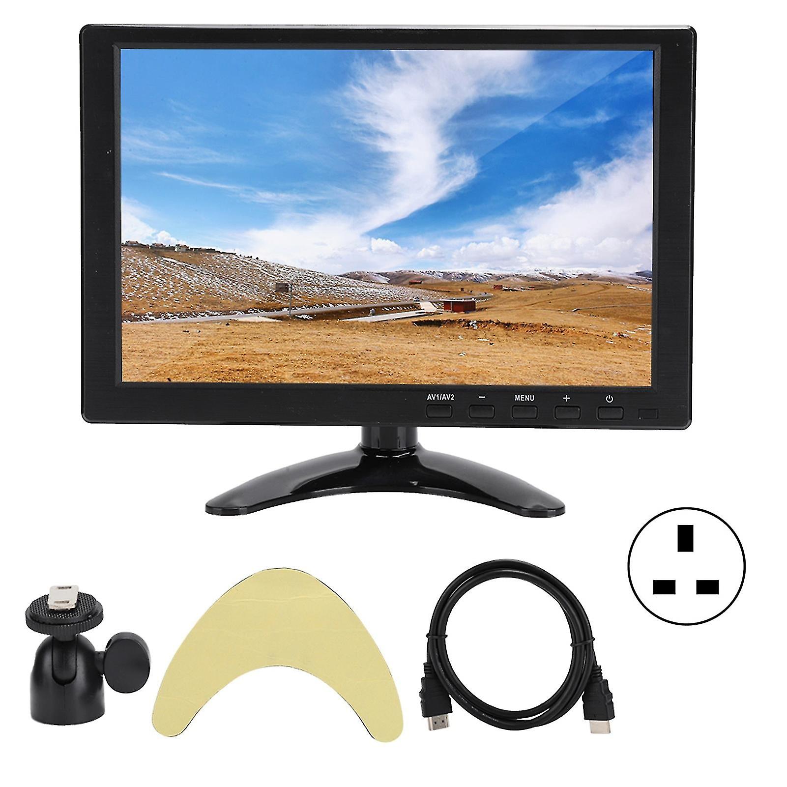 Universal 10.1in 1280x800 16:10 Hd Lcd Monitor Support Hdmi / Vga / Av Input  (100-240v)uk Plug
