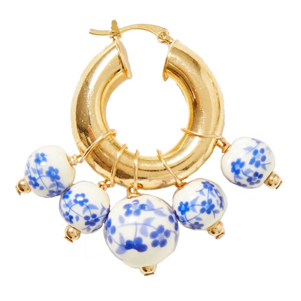 Lady jewelry big earrings