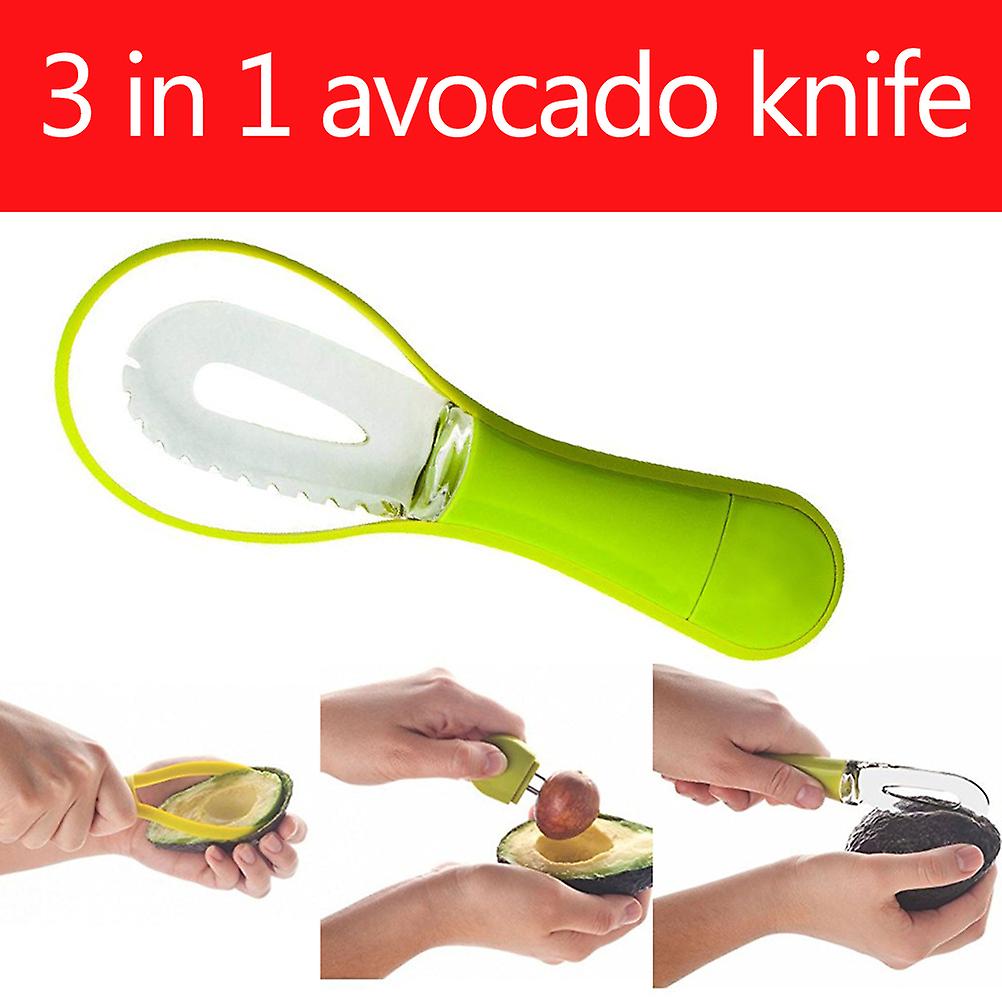 Avocado Slicing Tool 3 in 1 3in1Avocado Slicing Tool Tool with Comfort Grip Handle Shea Corer Peeler Kitchen Tools