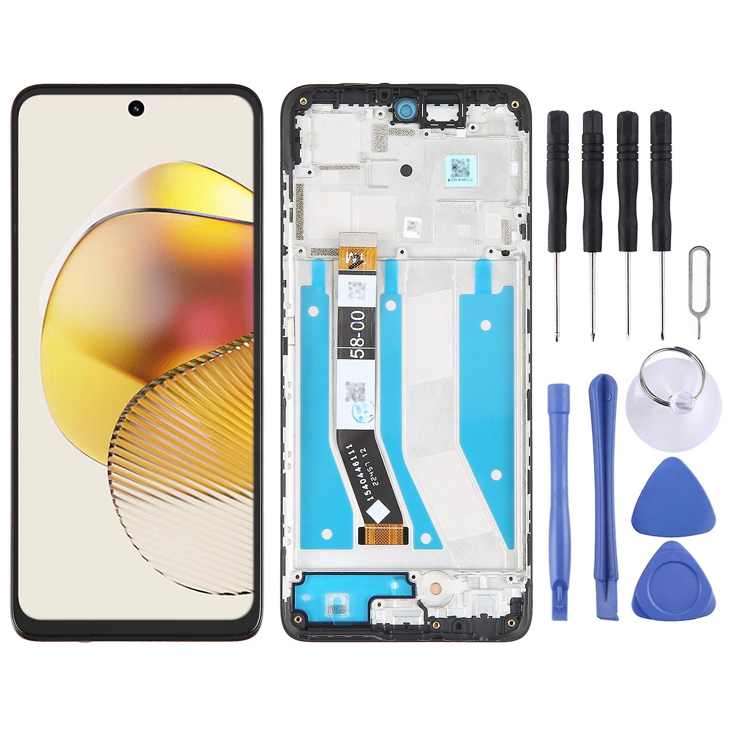 LCD Screen with Frame For Motorola Moto G73