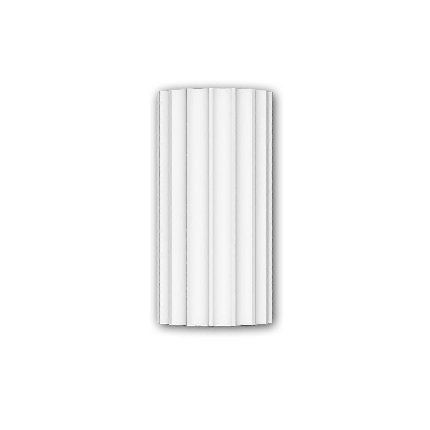 Profhome Decor 1 x Full column segment 412004 Profhome white Rigid polyurethane foam pre-primed lightweight, sturdy, dimensi