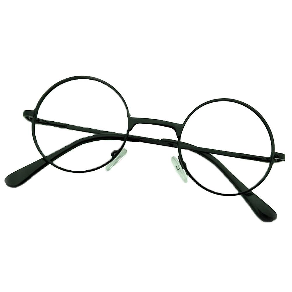 Fianao Retro Style Round Baby Infant Eyeglass Frame Children Eyewear Photography Prop 1#