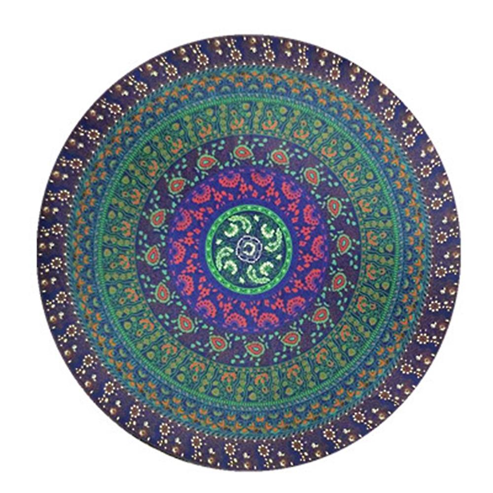 Round Beach Throw Tapestry Printing Picnic Mat Beach Blanket Tapestry